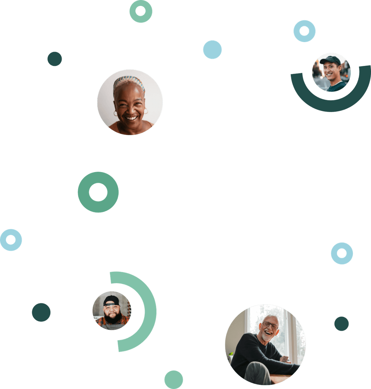 Diverse people enjoying health coverage through Kyndly ICHRA