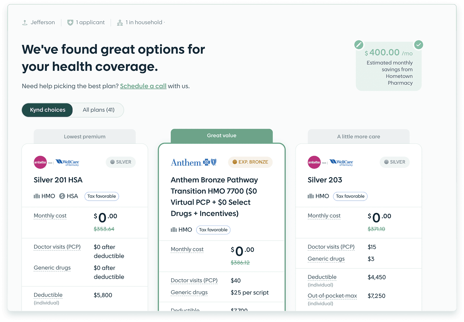 Kyndly employee enrollment application